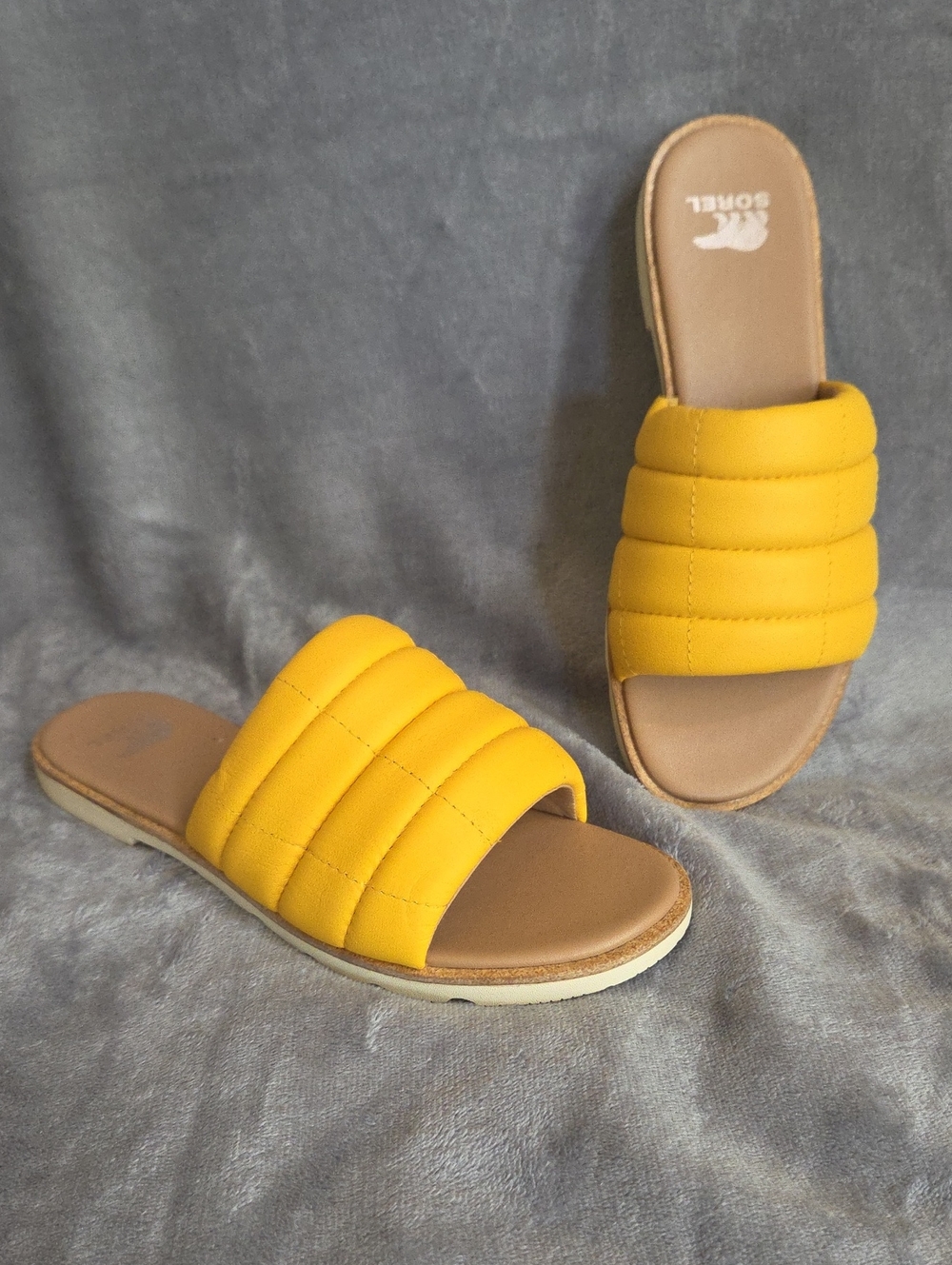 Sorel Ella III Quilted Puff Slide Sandal